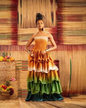 SAVANNA SUNSET DRESS